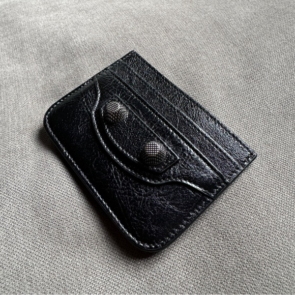 BALENCIAGA Le Cagole Leather Card Holder NWT - Picture 2 of 6